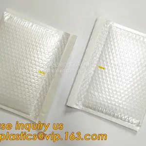 Bubble Bags Zip Padded Pouch For Beauty Skin Care Slider Zipper Lock Bag Colored Customized PVC Slider Zipper Bubble Bag thumbnail-3
