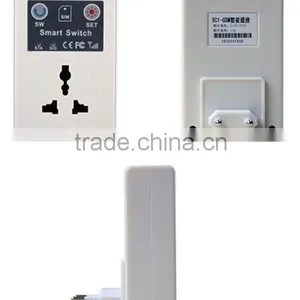 Smart Home SMS/Dial Switch ON/OFF 2200W Universal Remote Controlled GSM Power Socket Suitable for US/ UK/ EU Stand Plug thumbnail-3
