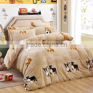 High Quality Animal Print Duvet Cover Cheap Dog Pattern Professional Quilt Cover Set thumbnail-1