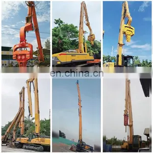 Kyotechs 15-18 Tons Excavator Vibro Hammer KTS200A Used Hydraulic Mini Excavator Pile Driver thumbnail-4