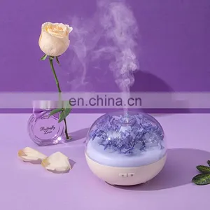 Eternal Flower Fragrance Diffuse Ultrasonic Essential Oil Diffuser With Colorful Night Lamp thumbnail-2