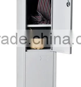 (DL-SL1 ) Folding Steel Storage Lockers for Staff Twin Compartment Twin Door thumbnail-3