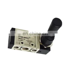 VBN Series 2 Position 5 Way Hand Valve Pneumatic Air Hand Control Manual Solenoid Valve thumbnail-1