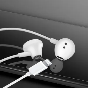 New Amazon 2020 MFi Certified Hifi Headphones Earbuds for Iphone 11 Earphone for Apple Lightning Connector thumbnail-3