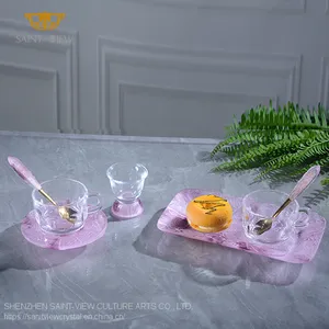 Home Decor Designer Customization With Snack Holder And Decorative Trays Cups Set thumbnail-2