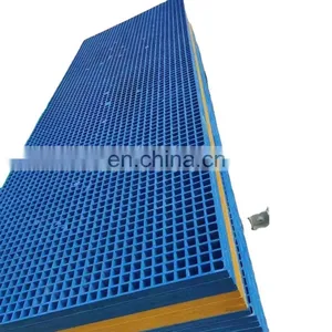 Fiberglass Grp Open Mesh Flooring Grating Plastic Grid Sheets thumbnail-1