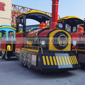 China Direct Manufacturer Adult Train Amusement Trackless Park Train Price thumbnail-5