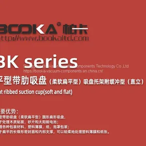 NBR Vaccum Suction Cup Vacuum Sucker Vacuum System Accessories With Connector and Spring Plungers thumbnail-2