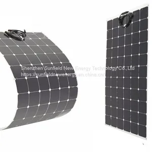 200W 235W 37.5V Flexible PV Panel ETFE Coating Low Light Reflection Cable With MC4 Connectors thumbnail-2