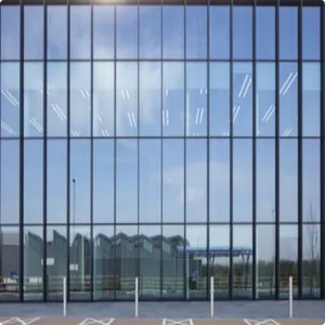 Building Project Exterior Aluminum Double Glass Curtain Wall thumbnail-4
