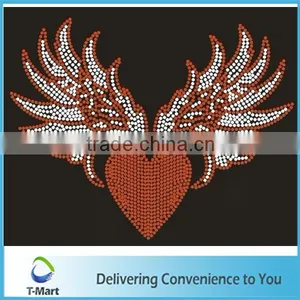 2015 New Design T-shirt Rhinestone Designs thumbnail-1