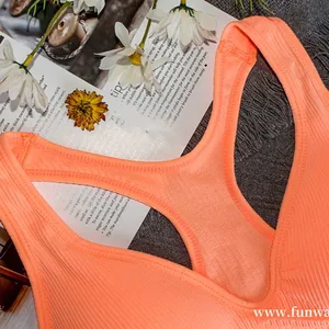 New Product Women's 2 Piece Seamless No Show Lingerie Set Racerback Bra and High Waisted Underwear thumbnail-5