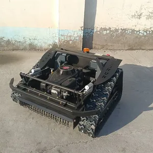 Remote Controlled Lawn Mower, China Robotic Slope Mower Price, Wireless Remote Control Lawn Mower for Sale thumbnail-4