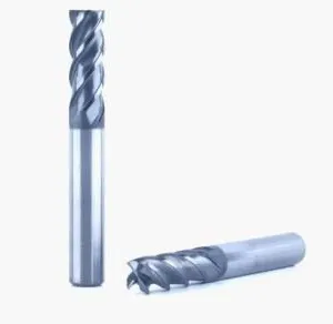 CNC Milling Cutter 4 Flutes End Mill Tungsten Carbide End Mill for Steel Metal Cutting HRC45/55/63/65 thumbnail-5