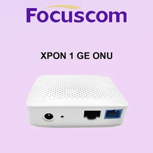 XPON 1GE ONU Bridge Mode High Performance Mini ONT Compatible With Huawei ZTE OLT for FTTH Fiber Optic Network Solutions GPON ONU Focuscom FC2001 thumbnail-1