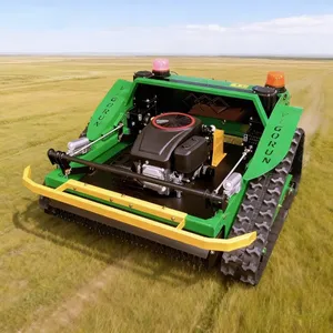 VTLM800 Vigorun Industrial Grade Gas-Electric Hybrid 800mm Cutting Width Remote Control Intelligent Robot Grass Mower China thumbnail-1