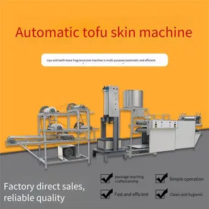 Fully Automatic High-efficiency Tofu Skin Machine With Automatic Slag Stirring and Automatic Slurry Pouring for Commercial Use thumbnail-1