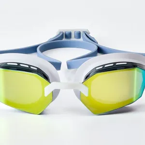 Modern Take On The Swedish Racing Swim Goggle Adults Anti-Fog Uv Protected Waterproof Mirror Coating High Definition Lens thumbnail-2
