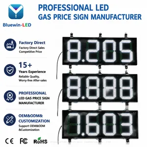 350W Intelligent Wifi/RF/LCD Led Gas Station Price Signs Control Panel Box thumbnail-1