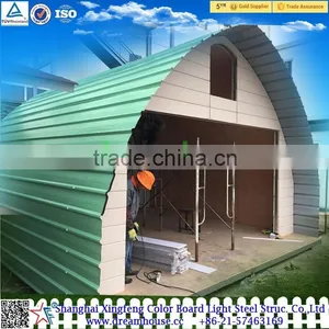 Prefab Tiny House/cheap Dome House/export Modular Arched Cabin for Sale thumbnail-2