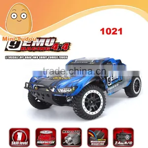 1/10 SCALE ELECTRIC 4WD 2.4GHZ RC OFF-ROAD BRUSH HIGH SPEED RC TRUCK WATERPROOF thumbnail-1