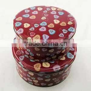 Cylinder Shape Container Cookie Tin Sets thumbnail-1