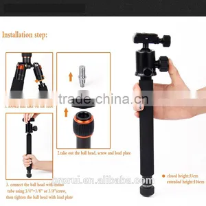 Wholesale China Import Flexible Mini Convenient Tripod Portable Quick Lock Tripod Monopod thumbnail-5