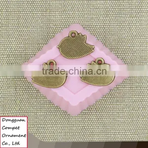 Manufacture Selling Ancient Bronze Zinc Alloy Diy Birds Pendant thumbnail-2