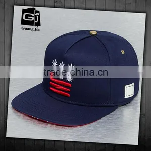 Cheap Wholesale Hip Hop Flat Bill Embroidered Logo Under Brim Printing Snapback Cap and Hat thumbnail-1