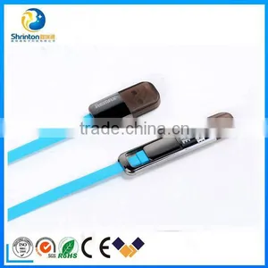 High Quality 2.1A 1M 3 in 1 for IPhone and Samsung Multi Charging Cable, Flat Cable Wholesale thumbnail-3