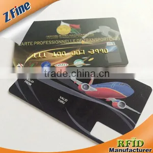 Cmyk Gold Embossing Pvc Business Card With Icd thumbnail-1