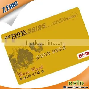 Plastic / PVC Gold and Silver Foil Hot Stamping Business Cards thumbnail-1