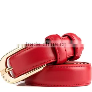 Fashion Metal Pin Buckle Genuine Leather Women Belts thumbnail-2