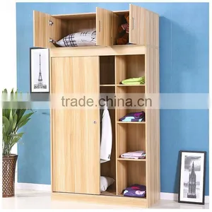 Bedroom Wardrobe Designs With Wooden Color thumbnail-2