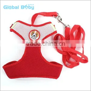 Pet Products Breathable Soft Fabric Full Body Mesh Dog Harness With Leash thumbnail-5