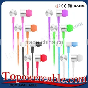 Cool Premium Plastic Colorful Customized Earbuds Handsfree For Girls thumbnail-5