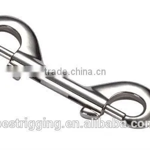China Supplier Sale Rigging Double End Bolt Snaps,Solid Brass Fixed Eye Bolt Snap Hooks For Handbag in Carabiner Manufacturer thumbnail-3