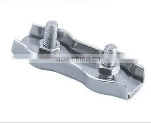 Manufacturer AISI304/316 Stainless Steel Steel Electric Galvanized Simple Duplex Wire Rope Clips 2mm-10mm thumbnail-2