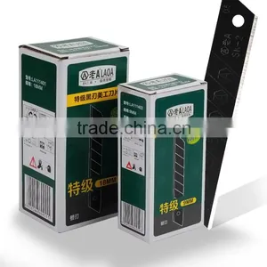 LAOA SK2 18 MM 10PCS Set 3times Longer Life Whole Black Blade/ Utility Knife/ Art Knife Blade thumbnail-1