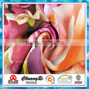 2013 Challis Rayon Beautiful Big Flower Printing Design Fabric thumbnail-1