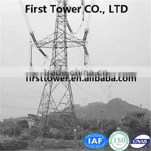 Chinese Supplier Galvanized Single Loop Power Transmission Tower With Best Price thumbnail-1