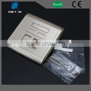 White Faceplate Rj45 Rj11 Faceplate Systimax Rj45 Faceplate thumbnail-1