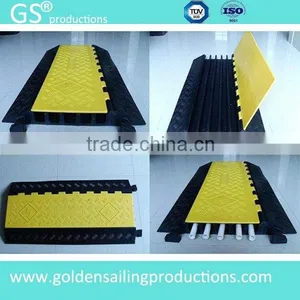 5 Channel Rubber Cable Protector, & Cable Ramp thumbnail-1