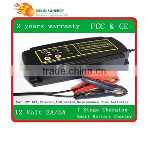 12V 2A/5A Automatic Battery Charger thumbnail-2