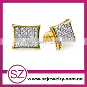 EAR 0020 2014 Fashion Kite Gold Earrings for Young Girls China Supplier Handmade Item Quality Choice thumbnail-1