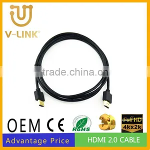 OEM Slim Black 2.0 Hdmi Cable 25ft for Data Transmission thumbnail-1