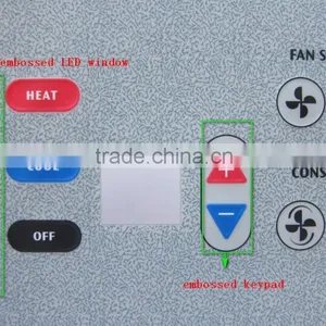 Embossed Membrane Keyboard With LED Embedded thumbnail-2