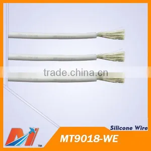 Maytech Insulated Power Silicon Wire 18awg High Flexible Silicone Cable WHITE Color thumbnail-1