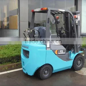 Gas Forklift 1.5 Tonnage Forklift Truck for Sale thumbnail-1