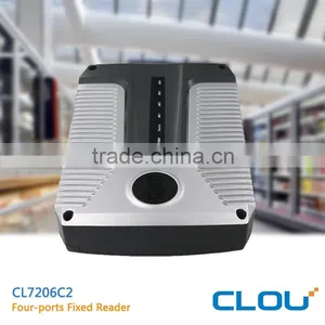 Four-port Rfid Fixed Reader Writer, 15m Long Range Rfid Reader, Uhf Rfid Reader With Linux OS thumbnail-5